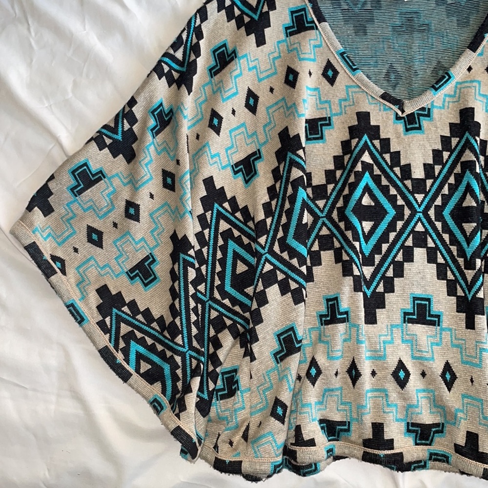 Large Overthrow Boho Shirt - Picture 2 of 7